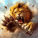 Lion Survival Icon
