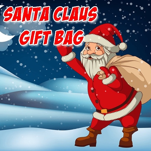 Santa Claus Gift Bag Jigsaw Icon