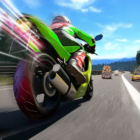 Traffic Bike Rush Driving City Icon